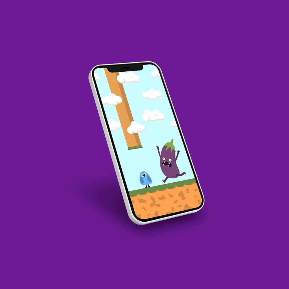 Mobile Game App: Run Eggplant